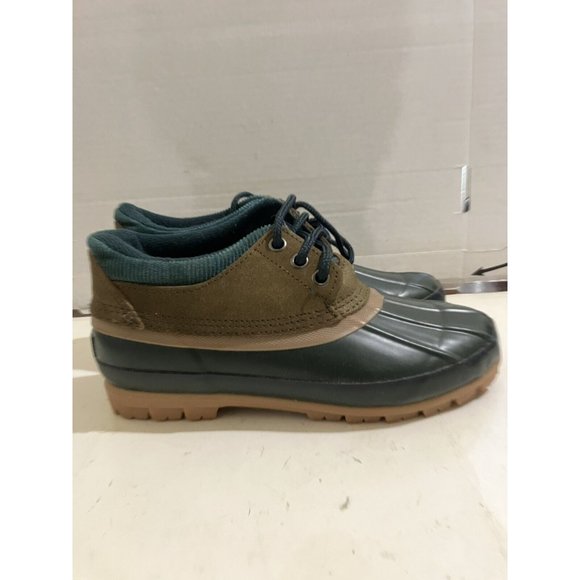 Woodstock Thermolite “Rene” Women's Size 8M green brown Rain Duck Boot Shoes - Picture 5 of 8